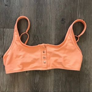 Frankie’s Bikinis Ribbed Bikini Top